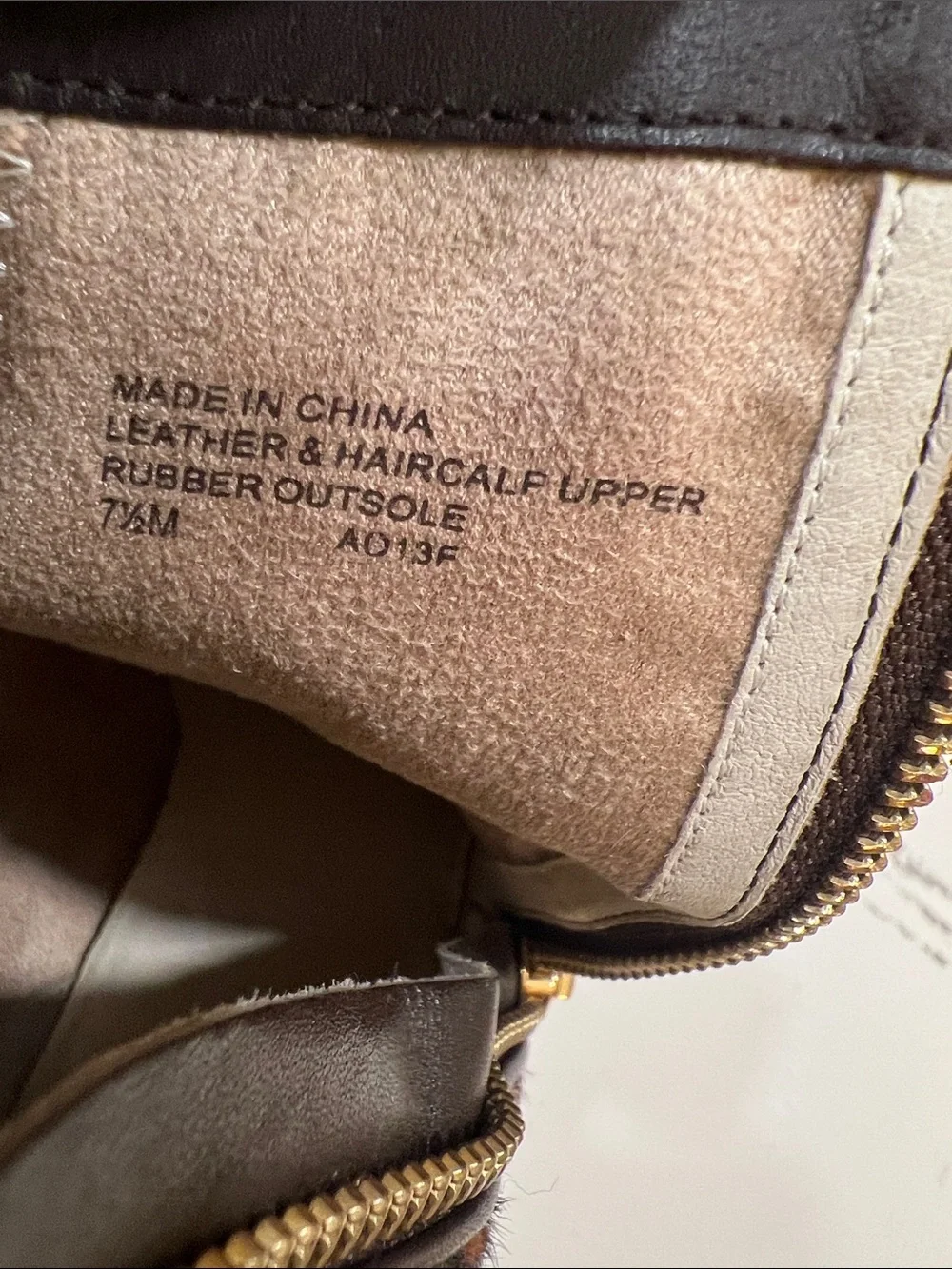 Michael Kors Brown Leather Ankle Boots with Leopard-Print Heel Panel size W 7.5 - Picture 5 of 15